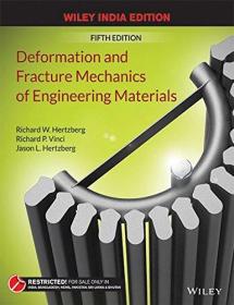 预订 Deformation and Fracture Mechanics of Engineering Materials  Hertzberg 英文原版 工程材料的变形与断裂力学 疲劳力学 弹塑性断裂、损伤力学测试技术 基本原理、方法及其应用