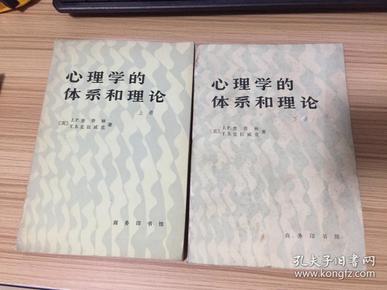 《心理学的体系和理论》上下两册全