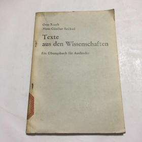 Texte aus den Wissenschaften  Ein Ubungsbuch fur Auslander