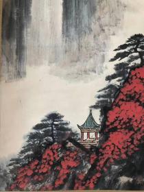 魏紫熙 四尺立轴 红山
尺寸：210×87厘米
编号：XH739510