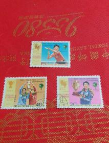 1977年朝鲜 体育图案（盖销）邮票