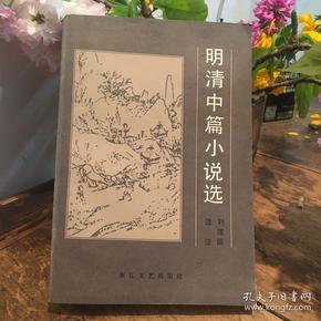 私藏现货 明清中篇小说选（鸳鸯针、玉支机、金云翘传、世无匹，四个小说）