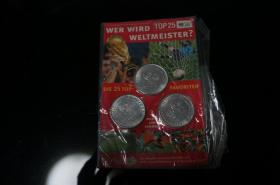 2006德国世界杯 谁会是世界冠军 纪念币 3枚/套