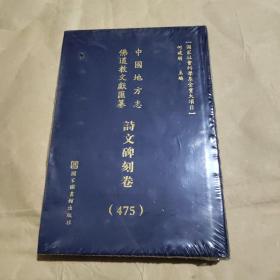 中国地方志 佛道教文献 汇纂 诗文碑刻卷 475 西南 云南