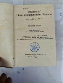 synthesis of linear communication networks volume 1 and 2（H3095）