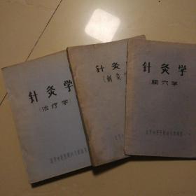 油印16开  针灸学【腧穴学、刺灸学、治疗学三大本】