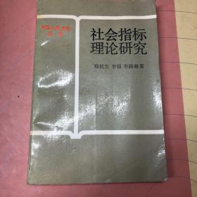 社会指标理论研究