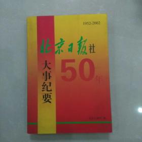 北京日报社50年大事纪要