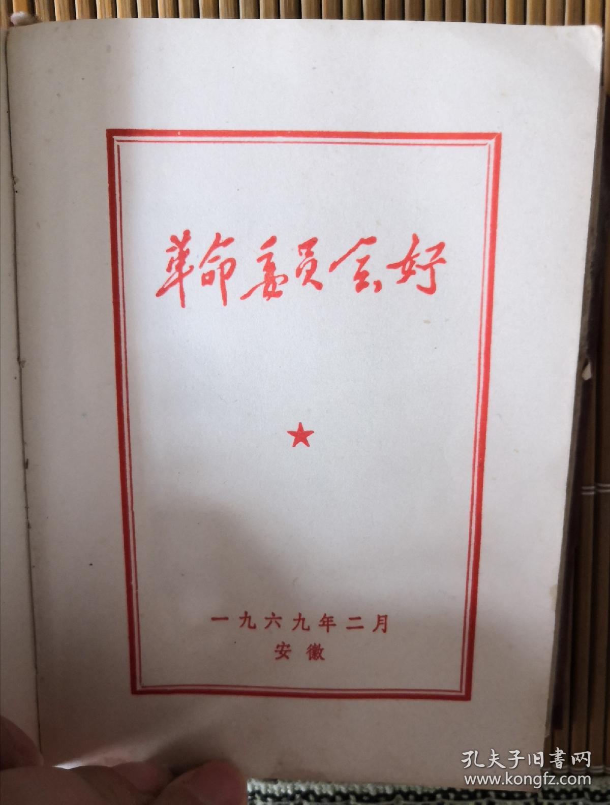 红塑皮—革命委员会好 红宝书