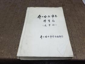 齐齐哈尔市志 体育志 （送审稿）