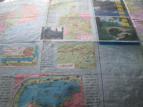 济南地图：济南市新交通图1986