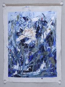 新锐艺术家 董子棋 油画作品《凌蓝》 一幅（尺寸80cm*60cm；作品由《中国美术市场报》直接得自于艺术家本人） HXTX100477
