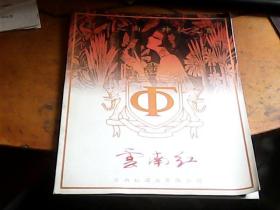 云南红葡萄酒 宣传的册子