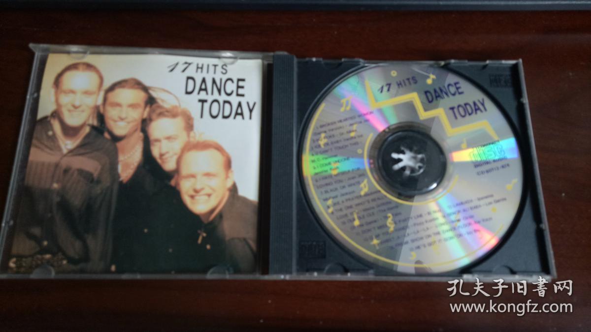17 HITS DANCE TODAY （CD）1张，老版本
