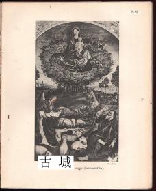 古籍，珍本《拜占庭基督教艺术 》 大量黑白图录，约1928年出版