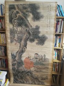 冯超然六尺整张精品画作，老裱