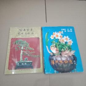 岭南金景艺术与技法，漳州水仙花2本合售