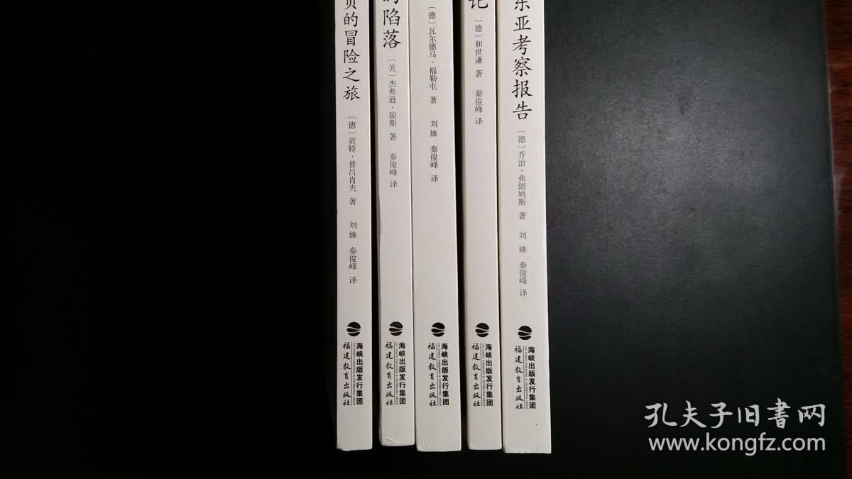 青岛日德战争丛书5册合售：1897：德国东亚考察报告+青岛围城日记+青岛战时手记+1914：青岛的陷落+一个德国飞行员的冒险之旅【图文并茂，无字无章无划痕】