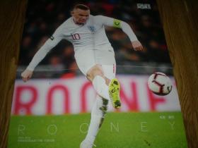 鲁尼  海报   英格兰   足球周刊赠送 另一面也是鲁尼