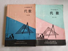 初中数学教与学： 代数 （第三 .四册） 2本合售