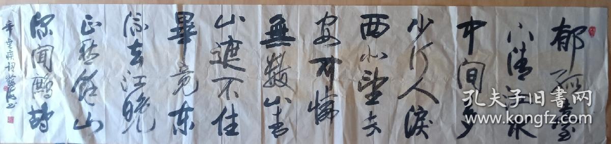 将军杨苏海书法230x53cm
