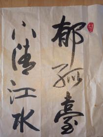 将军杨苏海书法230x53cm