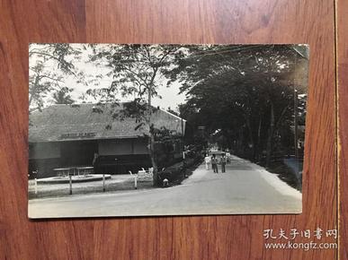 五六十年代《旅行家》杂志老照片 印度尼西亚茂物的街道