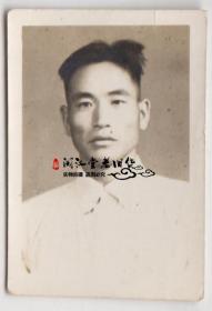 【任6件包邮挂】老照片收藏  1955年男子肖像照 5.6*3.8cm