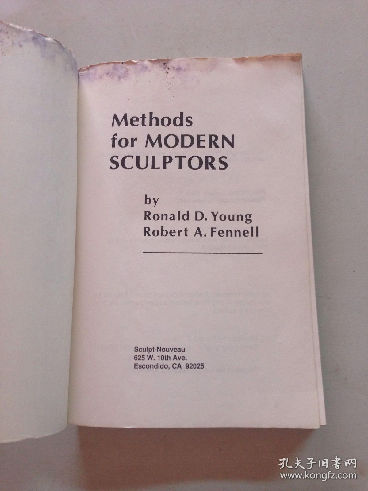 methods for modern sculptors   现代雕刻家的方法