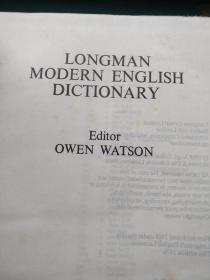 LONGMAN MODERN ENGLISH DICTIONARY【朗曼现代英语词典】