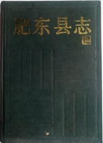 肥东县志 安徽人民出版社 1990版 正版