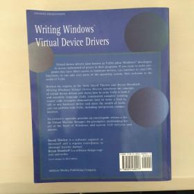 Writing Windows Virtual Devices Drivers