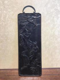 花梨木挂屏一套，雕刻精致，品相完好，尺寸如图