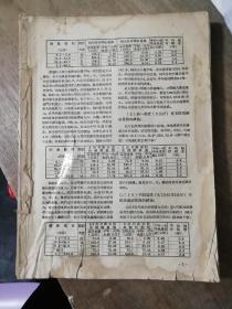 长江水文通讯1958年1--12期线装合订本《第1期缺第一页》