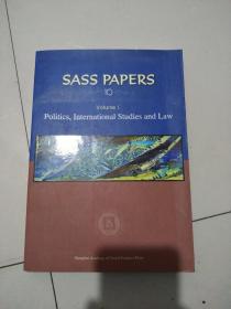 SASS PAPERS 10 Volume III :literature,History and Philosophy