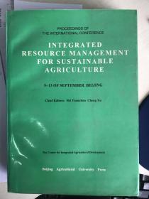 Proceedings of the International Conferen Integrated Resource Management for Sustainble Agriculture 持续农业综合管理