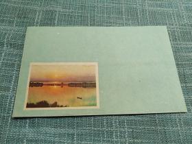 1975年杭州西湖晨光空白信封