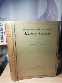 THE JOURNALS, LETTERS, AND VERSES OF MARJORY FLEMING  1934年  限量版  插图版  内有大量手迹复印件  带书衣