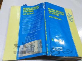 原版英法德意等外文书 MANAGEMENT INFORMATION SYSTEMS 6th Edition T.Lucey  DP 1991年 大32开平装