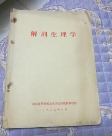 1973年解剖生理学