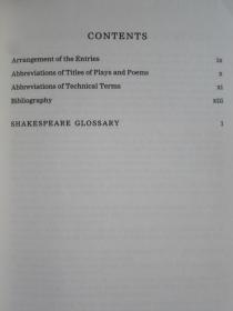 A Shakespeare Glossary（Third Edition）（货号TJ）