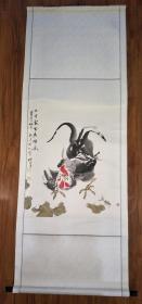 保真国画：罗霄（吉林市著名画家）大吉图 /SH002