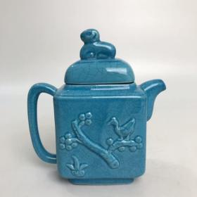 柴窑瓷壶 品相尺寸如图