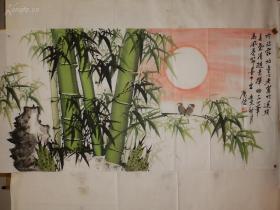 孟庆唐 花鸟137*69cm