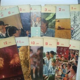 人民画报1974年1-12期全年 附:人民画报1974年索引