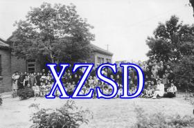 长春会众的照片摄于1946年6月2日为弗罗姆举行的告别仪式...（翻拍）