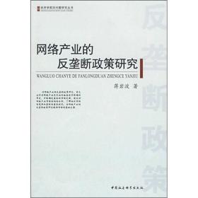 经济学前沿问题研究丛书：网络产业的反垄断政策研究