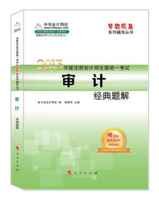 梦想成真·2013年注册会计师全国统一考试：审计经典题解