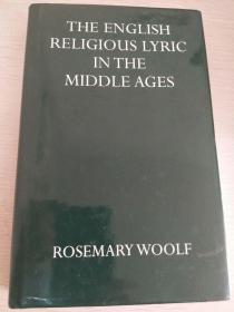 The English Religious Lyric in the Middle Ages  【英文原版，精装本，品相佳】