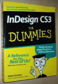 英文原版书 InDesign CS3 for Dummies (For Dummies (Computers))  Galen Gruman  (Author)